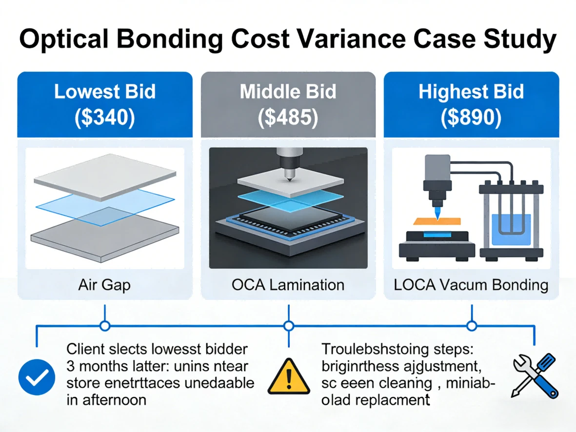 Optical Bonding Cost Variance Case Study Optical Bonding Cost Variance Case Study